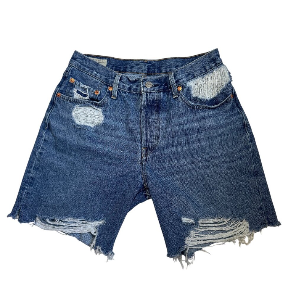 Levi’s 501 premium '90s Distressed Denim Shorts – W28